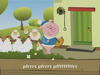 farting pig